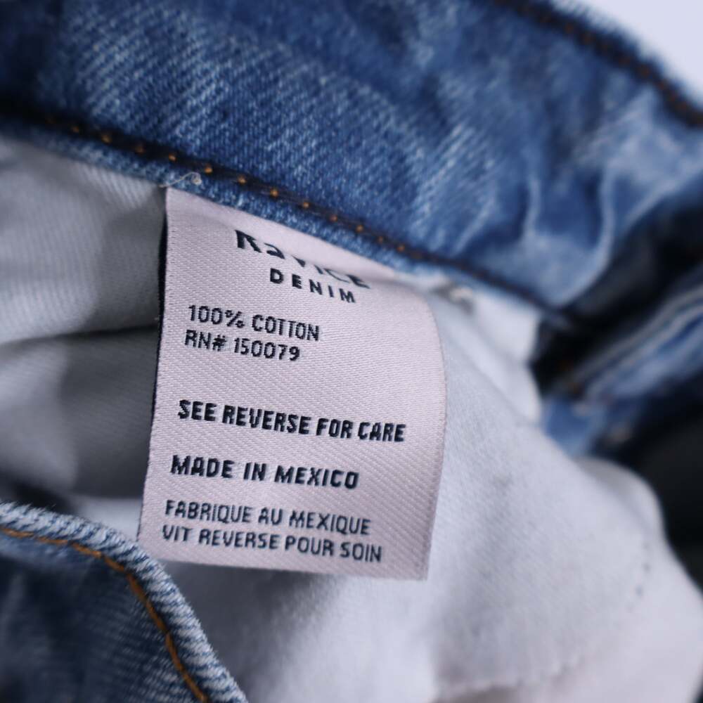 REVICE Frontrunner High Rise Jeans NWT Light Wash Blue Button Fly Women's 25 - Picture 9 of 10